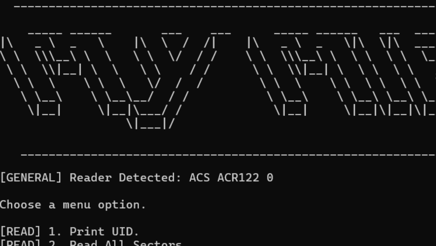 MyMifare project screenshot